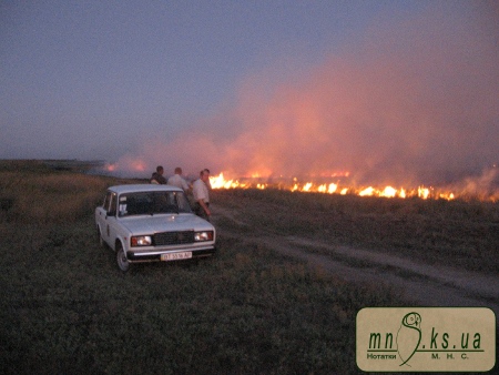 Пожежа на Потіївській ділянці Чорноморського біосферного заповідника Пожежа на Потіївській ділянці Чорноморського біосферного заповідника